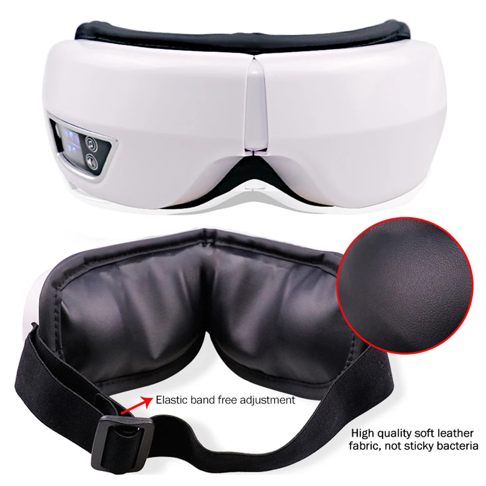 Folding Eye Massager with Vibration, Heat & Air Compression