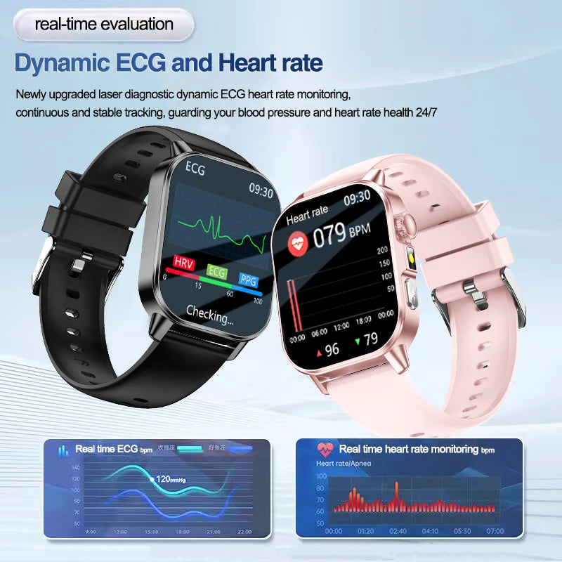 Men’s ECG Health Monitoring Smartwatch with Bluetooth Call