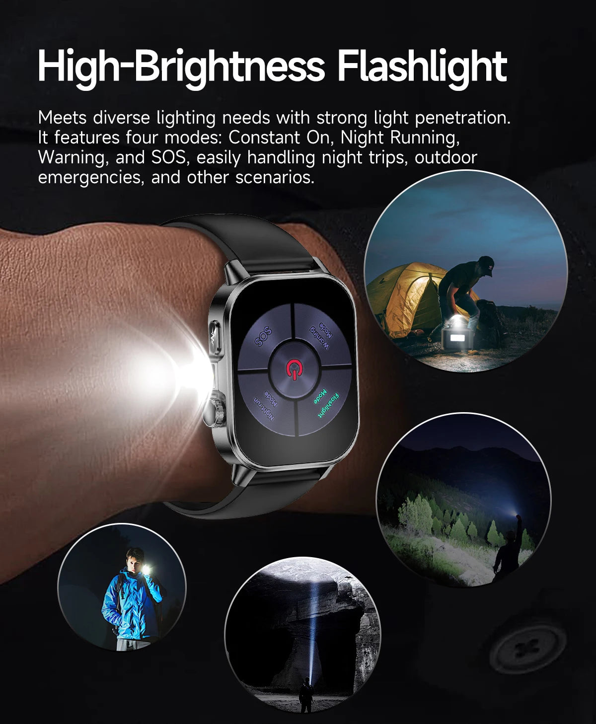 Men’s ECG Health Monitoring Smartwatch with Bluetooth Call