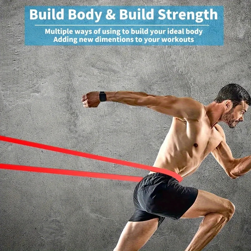 Stackable TPE Resistance Bands for Strength Training