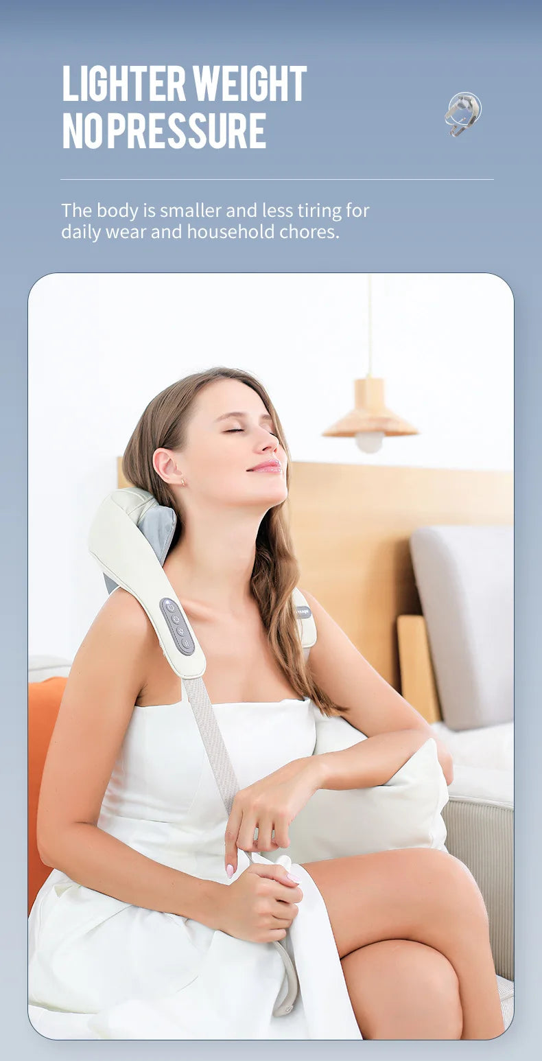 Foreverlily 26W Wireless Neck & Shoulder Massager