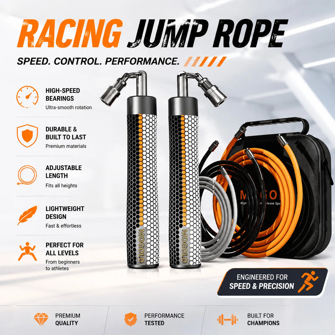 Weighted Jump Rope for Fitness & Boxing Workouts