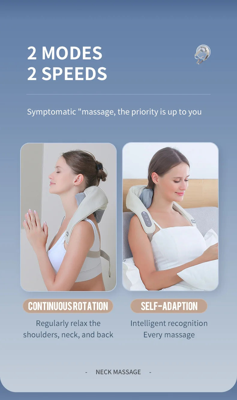 Foreverlily 26W Wireless Neck & Shoulder Massager