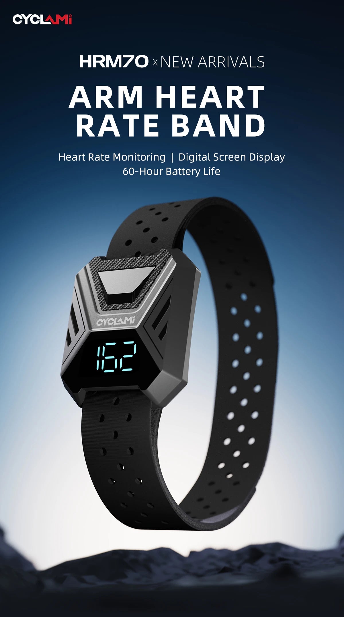 CYCLAMI Bluetooth ANT Heart Rate Monitor Armband