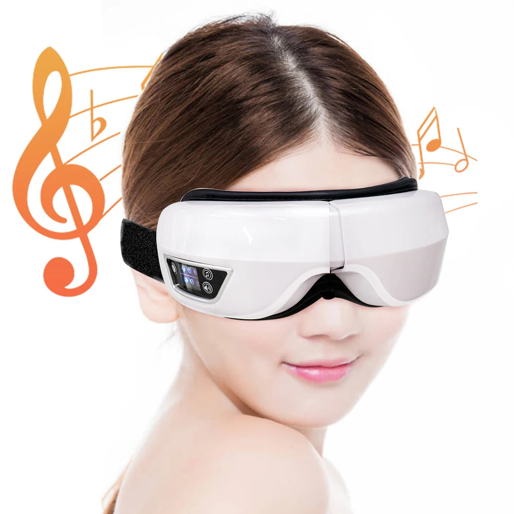 Folding Eye Massager with Vibration, Heat & Air Compression