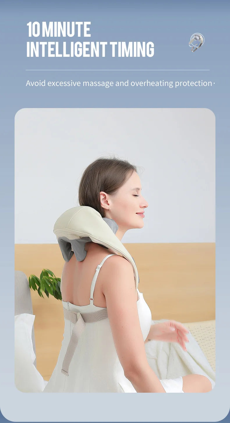 Foreverlily 26W Wireless Neck & Shoulder Massager