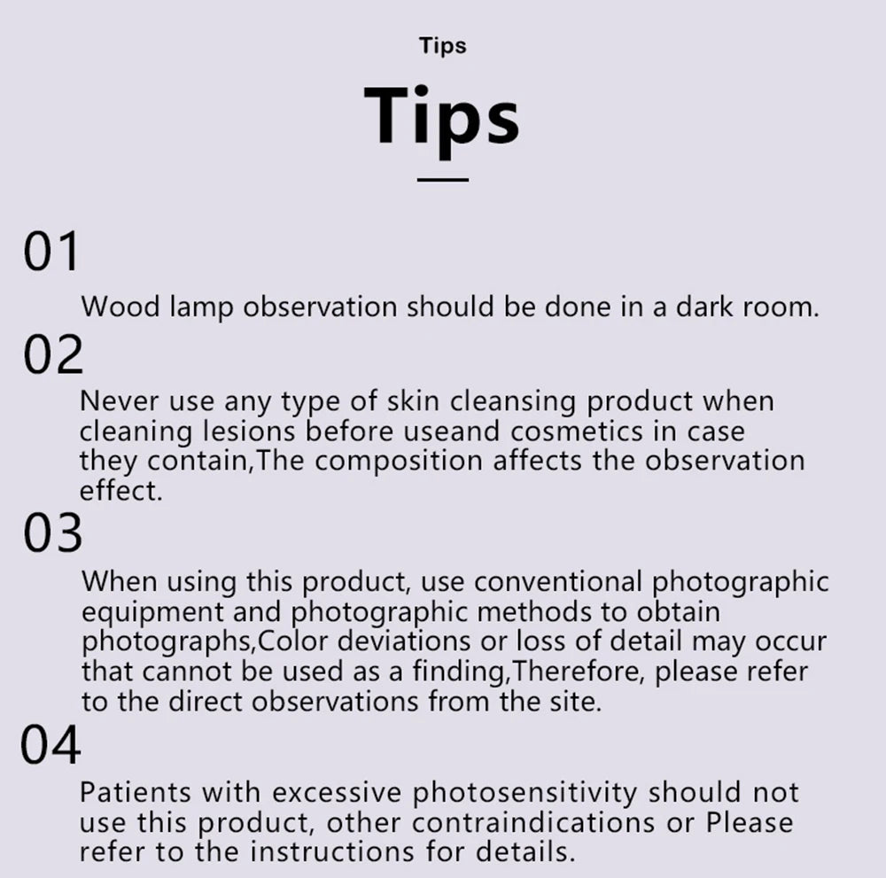 Wood’s Lamp UV Skin Analyzer for Facial Testing