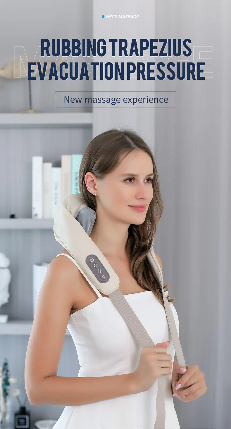 Foreverlily 26W Wireless Neck & Shoulder Massager
