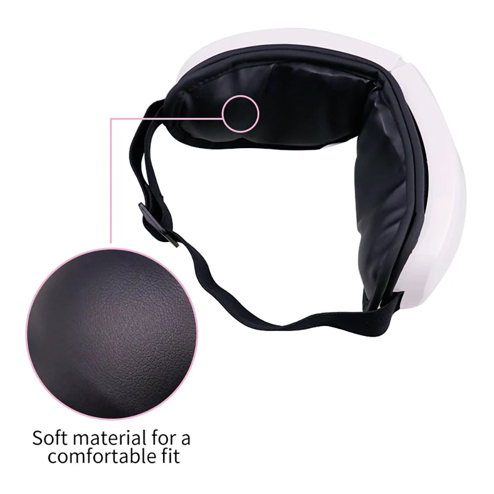 Folding Eye Massager with Vibration, Heat & Air Compression