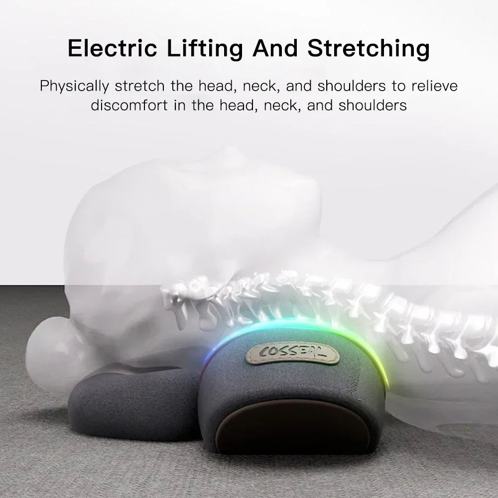 Electric Neck Massager Pillow with Heat & Vibration