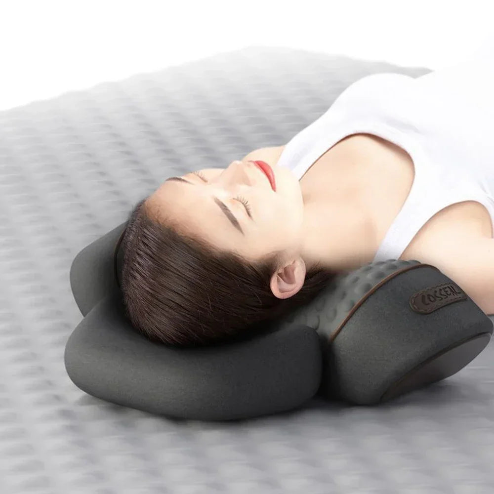 Electric Neck Massager Pillow with Heat & Vibration