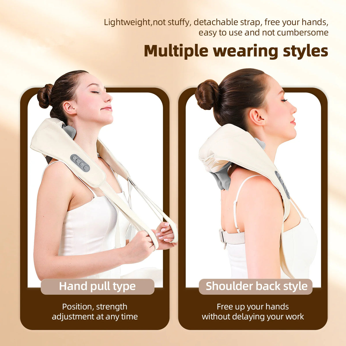 Foreverlily 26W Wireless Neck & Shoulder Massager