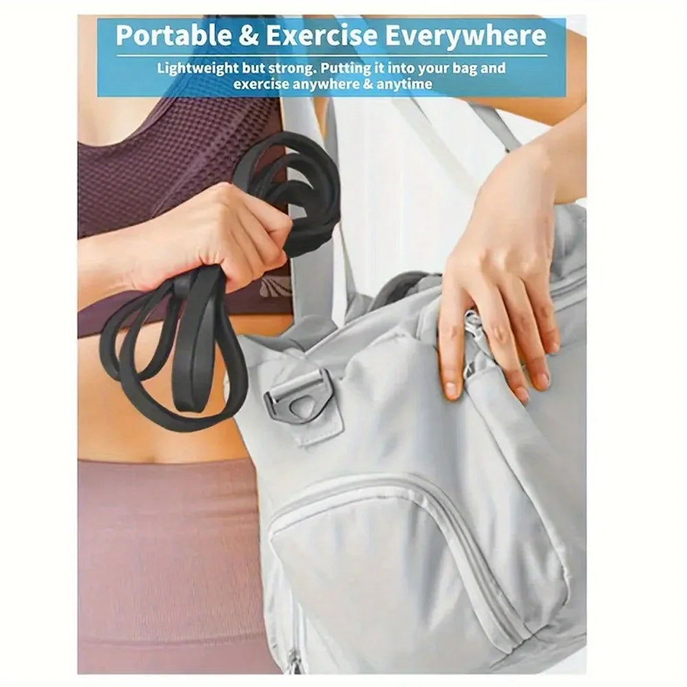 Stackable TPE Resistance Bands for Strength Training