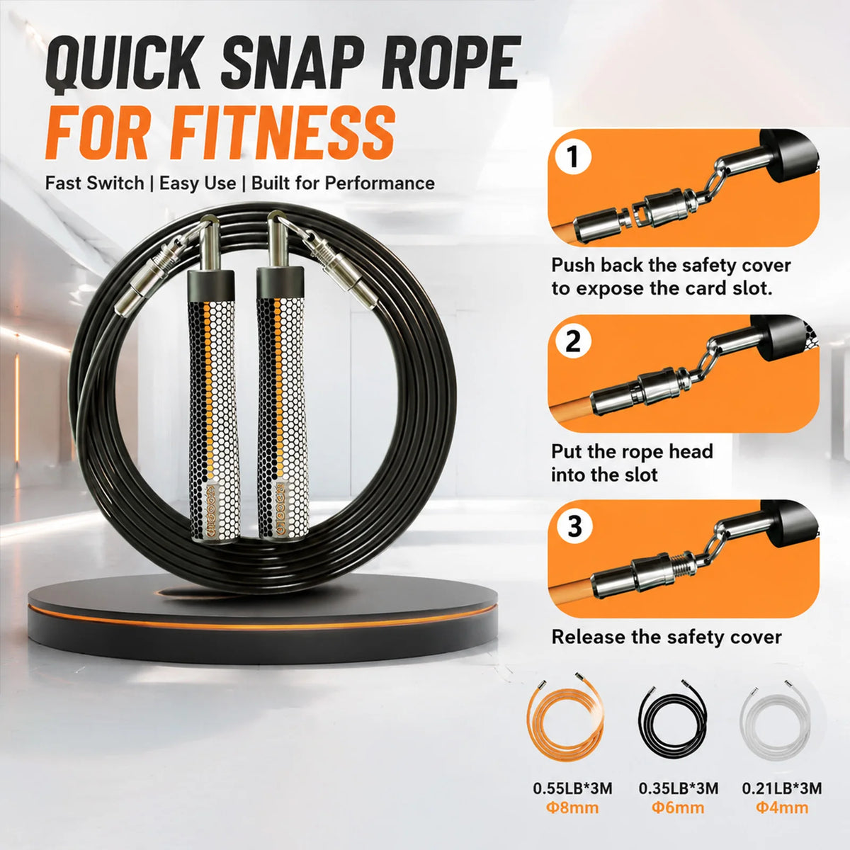 Weighted Jump Rope for Fitness & Boxing Workouts