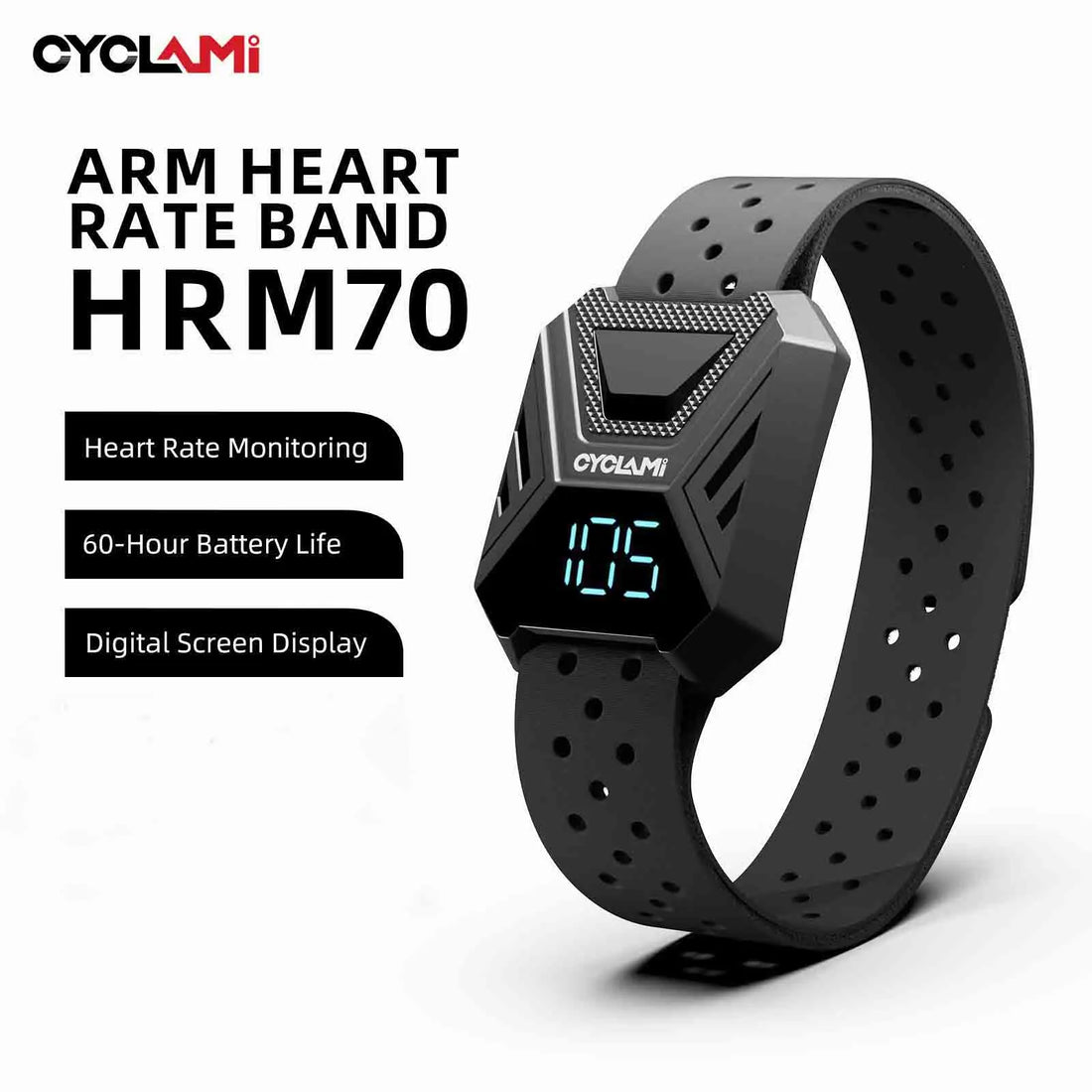 CYCLAMI Bluetooth ANT Heart Rate Monitor Armband