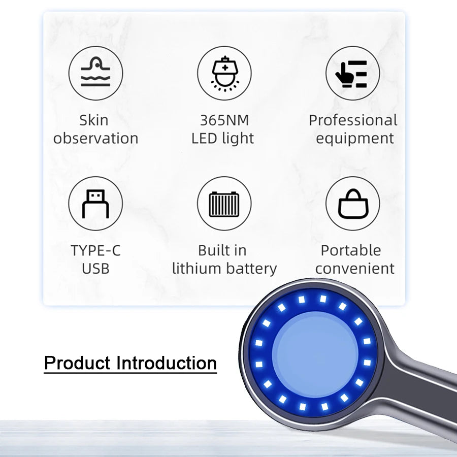 Wood’s Lamp UV Skin Analyzer for Facial Testing
