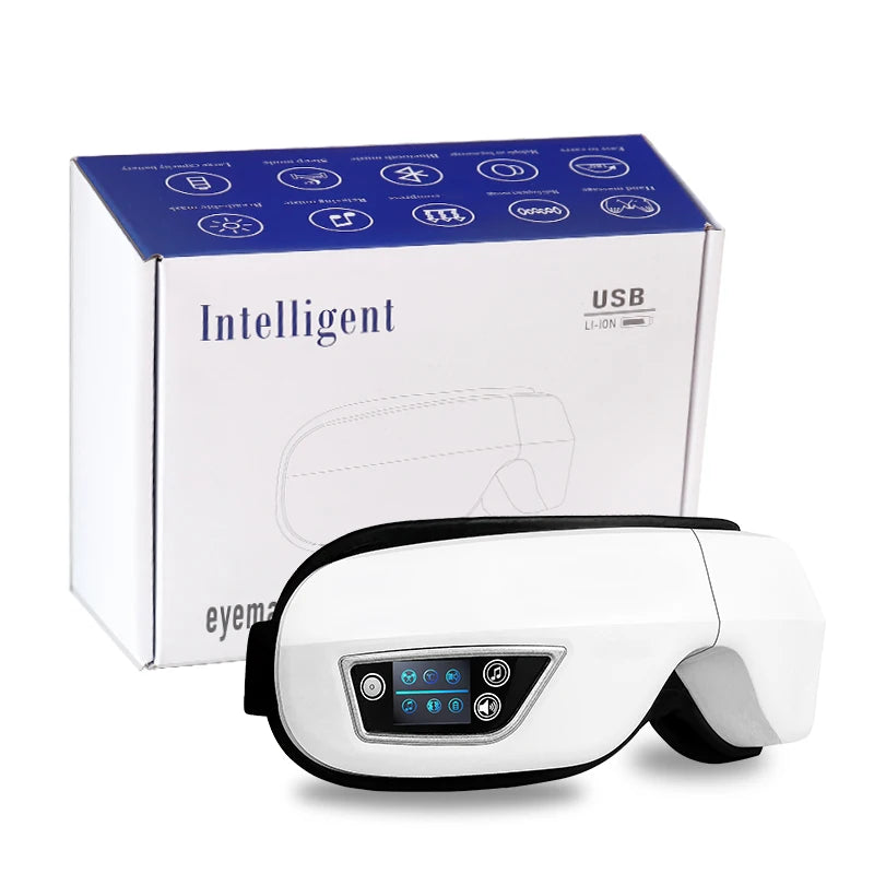 Folding Eye Massager with Vibration, Heat & Air Compression